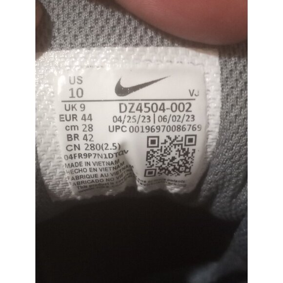 Mens Size 10 Nike Air Max 90 Grey Reflective Athletic Running Shoes DZ4504-002 - Picture 2 of 15